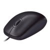mouse logitech m90 alámbrico usb 1000 dpi color negro