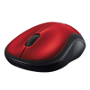 mouse logitech m185 inalámbrico color rojo