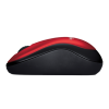 mouse logitech m185 inalámbrico color rojo
