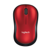 mouse logitech m185 inalámbrico color rojo