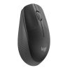 mouse logitech m190 full size inalámbrico 1000 dpi usb color gris