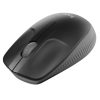 mouse logitech m190 full size inalámbrico 1000 dpi usb color gris