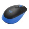 mouse logitech m190 full size inalámbrico 1000 dpi usb color azul