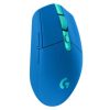 mouse logitech g305 lightspeed gaming inalámbrico sensor hero 6 botones color azul