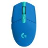 mouse logitech g305 lightspeed gaming inalámbrico sensor hero 6 botones color azul