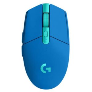 mouse logitech g305 lightspeed gaming inalámbrico sensor hero 6 botones color azul