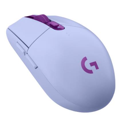 mouse logitech g305 lightspeed gaming inalámbrico sensor hero 6 botones color lila mouse logitech g305 lightspeed gaming inalámbrico sensor hero 6 botones color lila