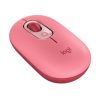 mouse logitech pop inalámbrico emoji personalizable color rosa coral