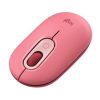 mouse logitech pop inalámbrico emoji personalizable color rosa coral