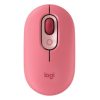 mouse logitech pop inalámbrico emoji personalizable color rosa coral