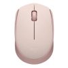mouse logitech m170 inalámbrico simplicidad de plug play 1000dpi color rosa