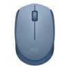 mouse logitech m170 inalámbrico simplicidad de plug play 1000dpi color gris azulado
