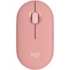 mouse logitech pebble 2 m350s inalámbrico bluetooth 4000dpi color rosa
