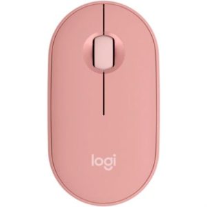 mouse logitech pebble 2 m350s inalámbrico bluetooth 4000dpi color rosa
