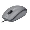 mouse logitech alambrico m110 silent gray