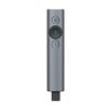 presentador logitech spotlight láser bluetooth color plata
