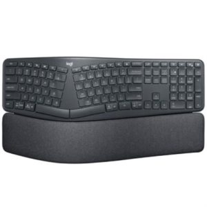 teclado logitech ergo k860 partido inalámbrico español color negro