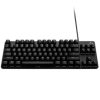 teclado logitech g413 se tkl gaming mecánico alámbrico color negro