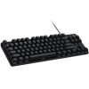 teclado logitech g413 se tkl gaming mecánico alámbrico color negro