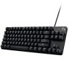 teclado logitech g413 se tkl gaming mecánico alámbrico color negro