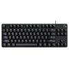 teclado logitech g413 se tkl gaming mecánico alámbrico color negro