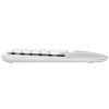 teclado inalámbrico logitech wave keys alcance 10 m color blanco