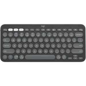 teclado bluetooth logitech pebble keys 2 k380s emparejamiento multidispositivo inalámbrico color grafito