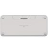 teclado bluetooth logitech pebble keys 2 k380s emparejamiento multidispositivo inalámbrico color blanco