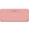teclado bluetooth logitech pebble keys 2 k380s emparejamiento multidispositivo inalámbrico color rosa