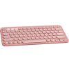 teclado bluetooth logitech pebble keys 2 k380s emparejamiento multidispositivo inalámbrico color rosa