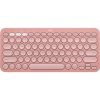 teclado bluetooth logitech pebble keys 2 k380s emparejamiento multidispositivo inalámbrico color rosa