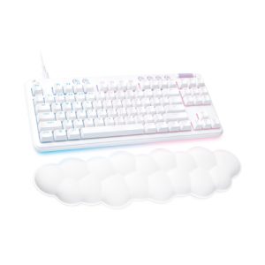 teclado logitech g713 gaming gx linear alambrico color blanco