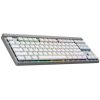 teclado logitech g515 lightspeed tkl inalambrico gaming usb color blanco