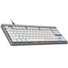 teclado logitech g515 tkl wired gaming usb color blanco