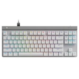 teclado logitech g515 tkl wired gaming usb color blanco