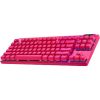 teclado logitech pro x 2 tkl magenta
