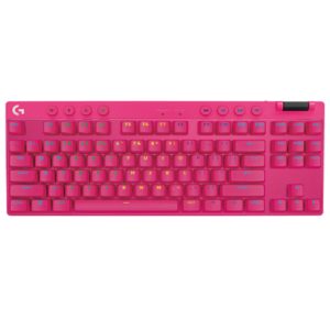 teclado logitech pro x 2 tkl magenta