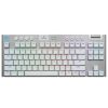teclado logitech g915 x lightspeed tkl blanco