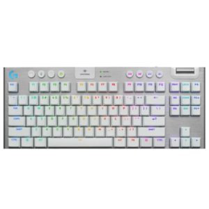 teclado logitech g915 x lightspeed tkl blanco