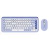teclado y mouse logitech pop icon lila