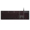 teclado logitech g413 mecánico gaming usb color negro