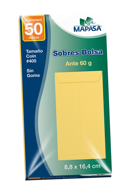 sobre coin ante mpasa 42kg pegue al centro solapa engomada 8.8x16.4cm 20 pqte c/50 sobres c/u sobre coin ante mpasa 42kg pegue al centro solapa engomada 8.8x16.4cm 20 pqte c/50 sobres c/u
