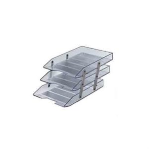 charola articulable oficio acrimet 3 niveles humo
