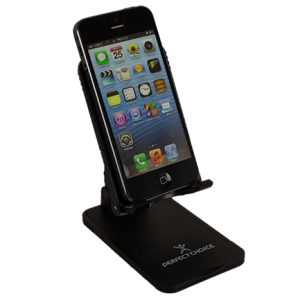base de escritorio perfect choice para smartphone plegable y portable color negro