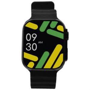 smart watch perfect choice citrine con pantalla amoled 1.96" modo deporte/monitor cardiaco/llamadas color negro