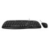 teclado y mouse easy line alámbrico balance usb color negro