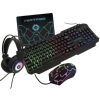 kit gamer vortred alámbrico 4 en 1 gear up color negro