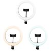 aro de luz perfect choice de 10 para streaming con base expandible y tripie