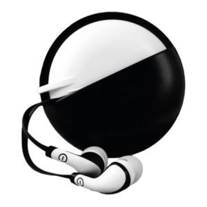 audifonos perfect choice de viaje in ear c/microfono negro y blanco