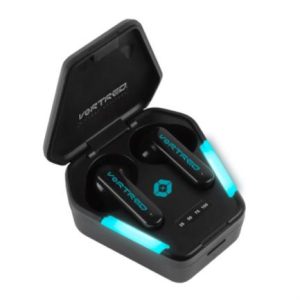 audífonos gaming vortred war inalámbricos tws bluetooth color negro